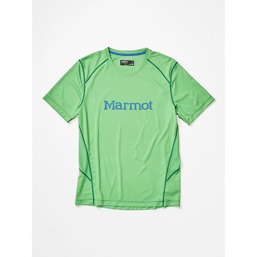 Marmot Clothes Green NZ - Windridge T-Shirts Mens NZ1089374